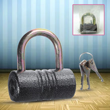 Heavy-Duty Iron Padlock – 82mm Black with Brass Core & 5 Keys, Waterproof