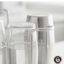 SS Round Glass Stand used for holding sensitive glasses