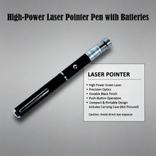 High-Power Laser Pointer Pen with 2 AA Batteries (1 Set)