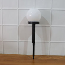 Solar-Powered LED Garden Globe Pathway Light (1 Pc)