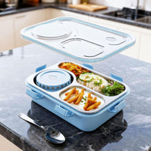 Premium Stainless Steel Compartment Lunch Box 1 Set